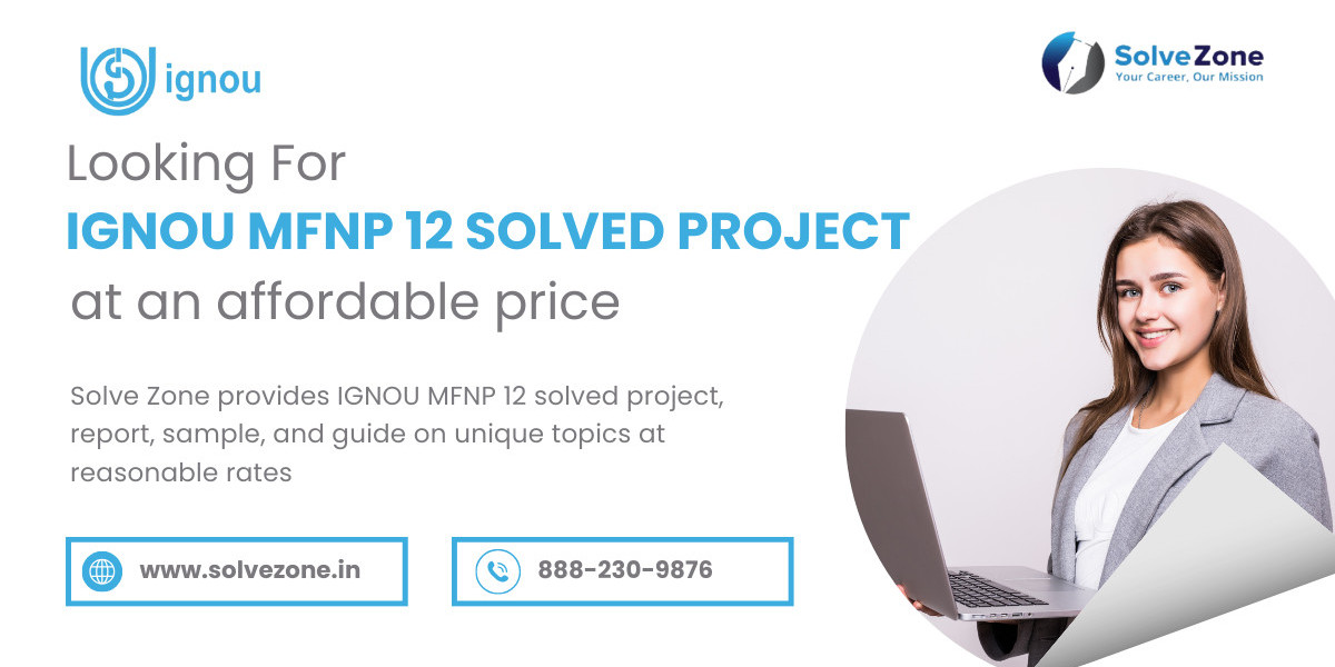 Ignou MFNP 12 solved project