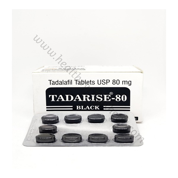 Tadarise Black 80 Mg Tablet | Tadalafil Best Price | Buy Now